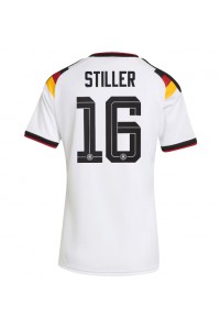 Saksa Angelo Stiller #16 Jalkapallovaatteet Naisten Kotipaita MM-kisat 2026 Lyhythihainen